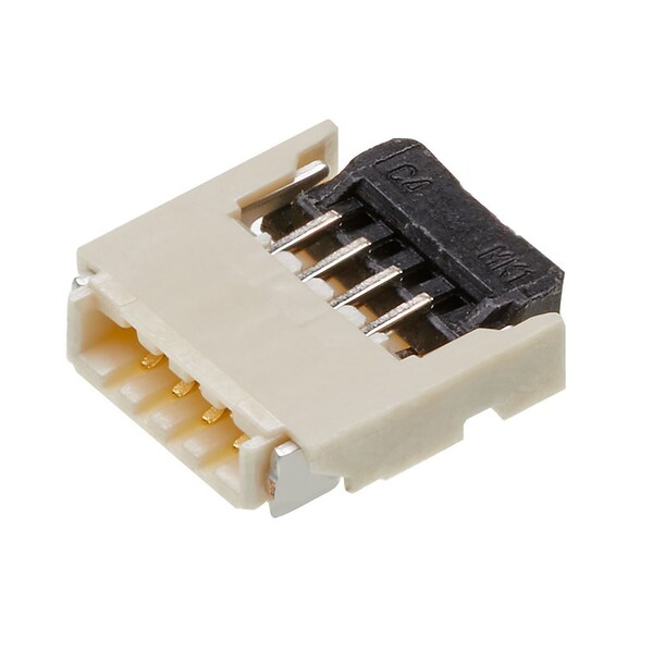 Molex Ffc & Fpc Connectors .5Mm Ptch Fpc R/A Sm Dual Contact 4Cir - 5034800440