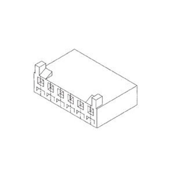 Molex Board Connector, 5 Contact(S), 1 Row(S), Female, 0.156 Inch Pitch, Crimp Terminal, White Insulator,  - 430610016