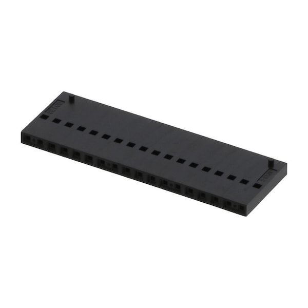 Molex Board Connector, 18 Contact(S), 1 Row(S), Female, 0.1 Inch Pitch, Crimp Terminal, Locking, Black - 901230118