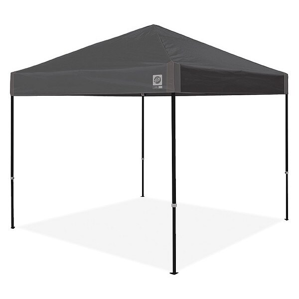 E-Z Up Ambassador Shelter, 10x10 Ft., Steel Black - AMB3SBKF10SG