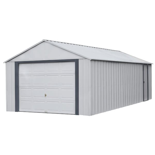 Arrow Storage Products Arrow Garage, 12x24, Flute Grey and Anthracite - BGR1224FG