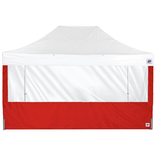 E-Z Up Panorama Sidewall, Red, 15 ft W, 15 ft H - SW3P15FXTRD