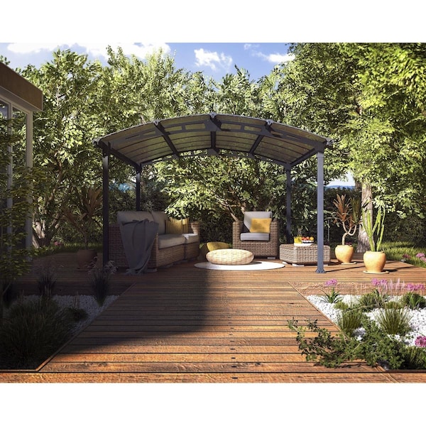 Palram - Canopia  12 x 14 ft. Tucson Hardtop Garden Gazebo - HG9161