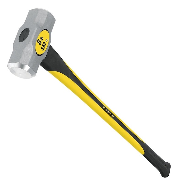 Vulcan 34504 Hammer, 8 lb Head, Sledge, Chamfered Head, 36 in OAL - 34927