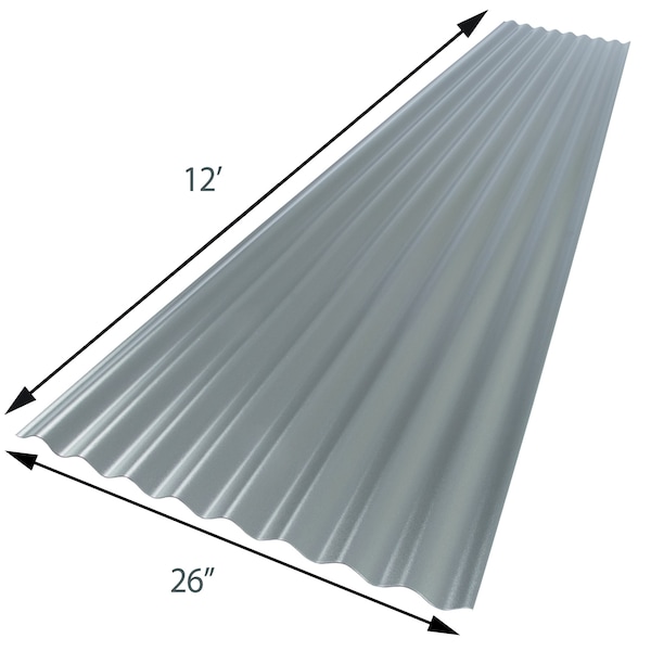Suntop Foamed Polycarbonate 144 in L x 26 in W x 0.063 in Thick - 108975