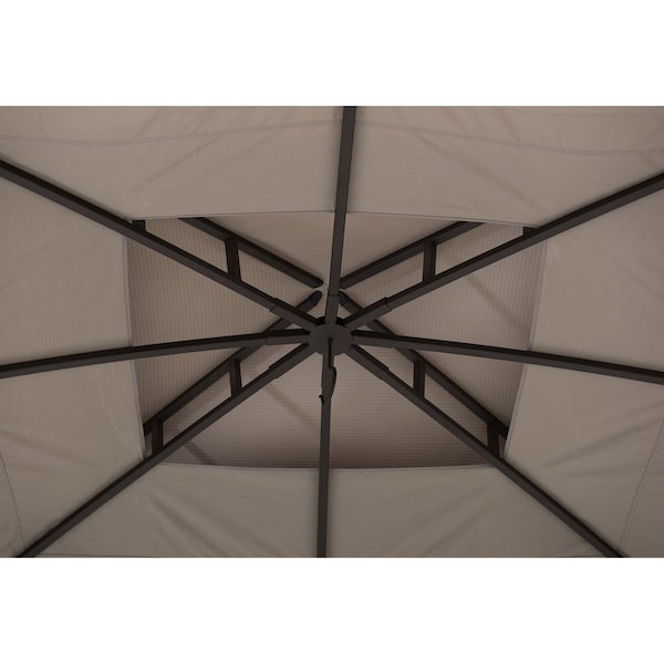 Sunjoy Fiona 11 ft. x 13 ft. 2-tier Gazebo - A101013004