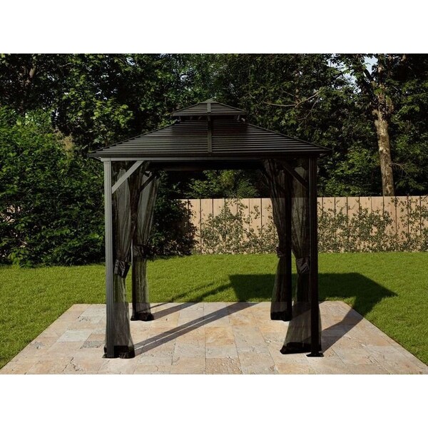 Gazebo Penguin Shefford Gazebo Metal Roof 10X10 - 71010-42