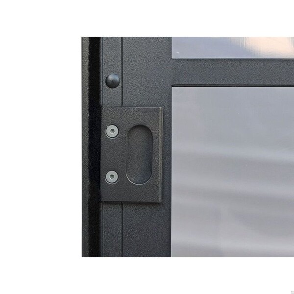 Gazebo Penguin Florence Wall Mounted Solarium 10x12 Metal Roof in black - W1209MR-42