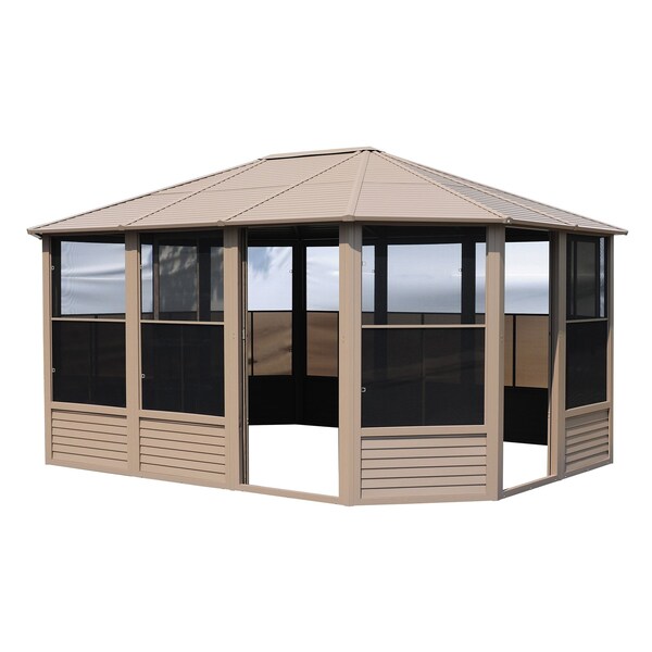 Gazebo Penguin Florence Solarium 12x15 Metal Roof - 41215MR-12