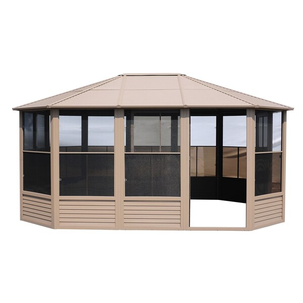 Gazebo Penguin Florence Solarium 12x15 Metal Roof - 41215MR-12
