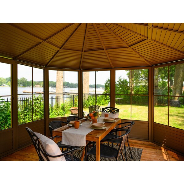 Gazebo Penguin Florence Solarium 12x15 Metal Roof - 41215MR-12