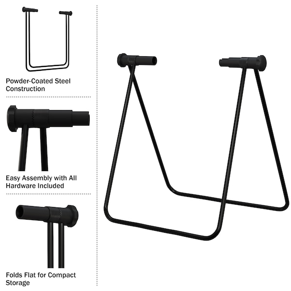 Rad Sportz Bike Repair Stand - Foldable Stand for Maintenance with Adjustable Chainstay Mounts by - 83-SS1002
