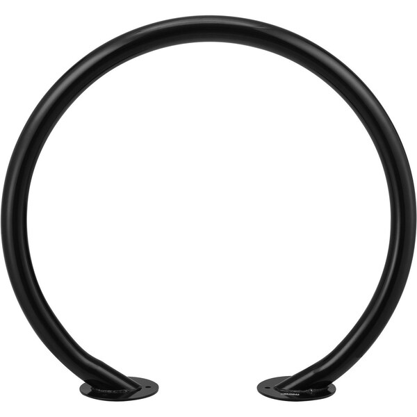 Global Industrial Circle Bike Rack, 37W x 33-1/2H, 2 Bike Capacity, Flange Mount, Black - 708388BK