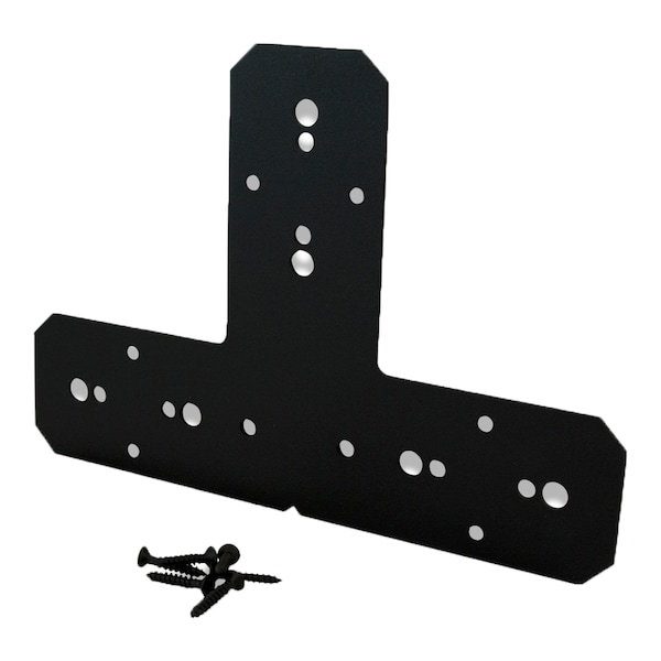 Ozco Ozco 51767 Ironwood 4-Inch T-Tie Plate Connector, (1 Per Pack) - 51767