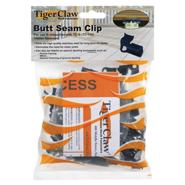 Fastenmaster FastenMaster F-5969-TCBC Butt Seam Clip; Pack - 55 - 196256