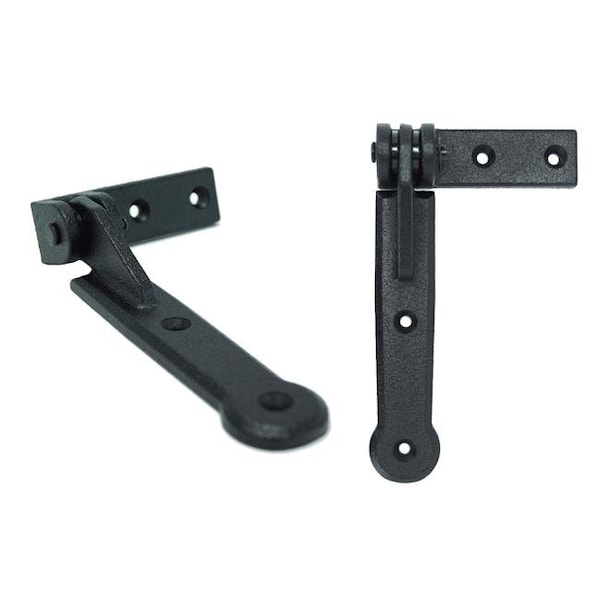 Wood Shutter Hardware Wood Shutter Hardware 30-14-88520 Bermuda Shutter Hinge; Black - Set of 2 - 30-14-88520