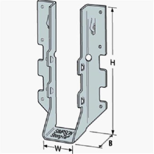 Simpson Strong-Tie Simpson Strong Tie LUS210-3Z 2 x 10 in. Face Mount Joist Hanger; Triple - 717324