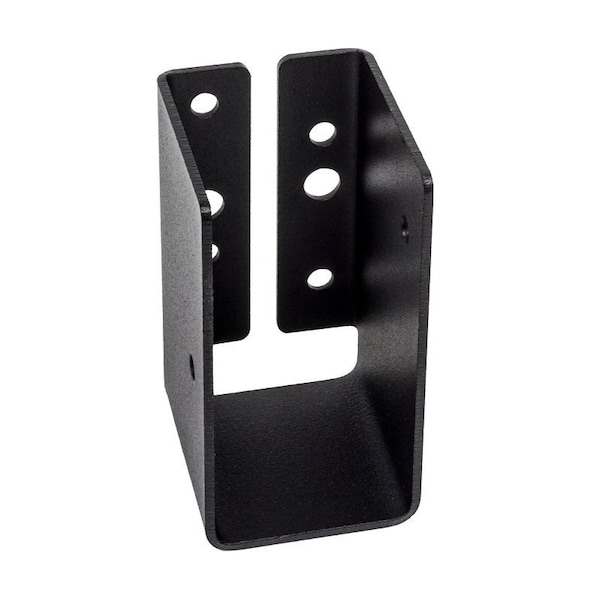 Simpson Strong-Tie APLH Joist Hanger, 3-5/16 in H, 1-7/8 in D, 1-9/16 in W, 2 x 4 in, Steel, Black, ZMAX - APLH24
