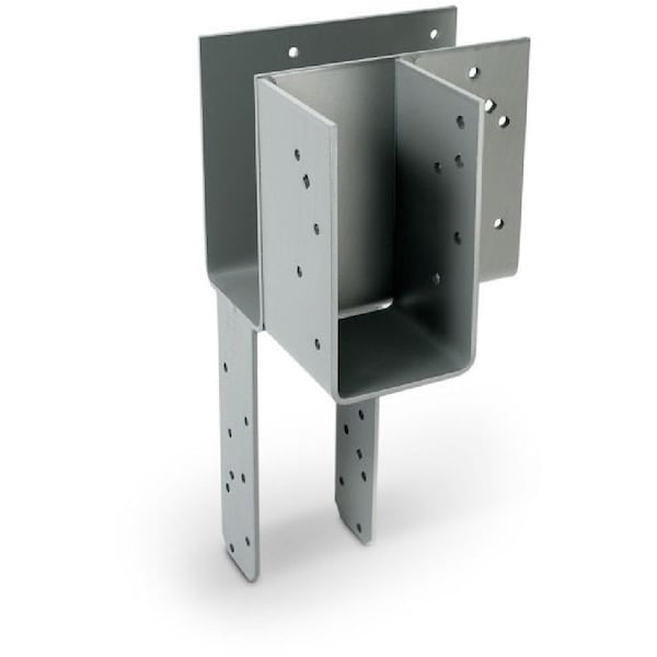 Simpson Strong-Tie L-Shape End Column Cap for 6x Beams, 6x Post w/ SDS Screws, Skewed - ECCLLQ666SDS