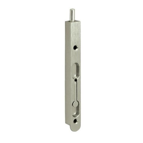 Dendesigns 7 in. Flush Bolt; Satin Nickel - Zinc - DE947243