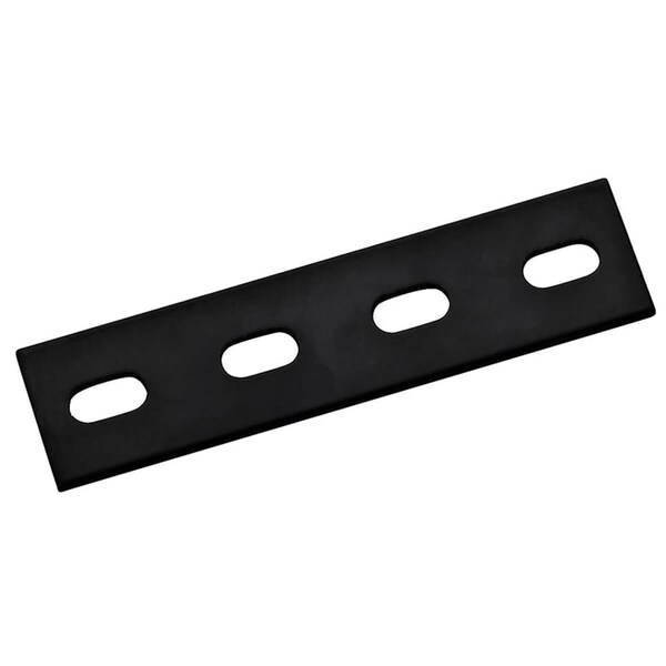 Light House Beauty 1.5 x 6 in. Black Steel Mending Plate - LI2087745