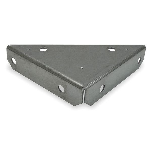 Zoro Select Heavy Duty Corner Brace, 4 Wx4 In L - 1WDD3