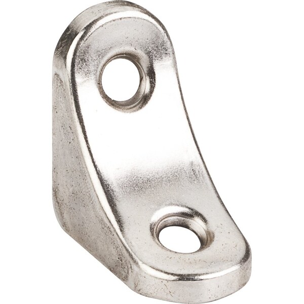 Hardware Resources 1-3/8"x1-3/8"x3/4" Bright Nickel Church Pew Bracket - 1965BN