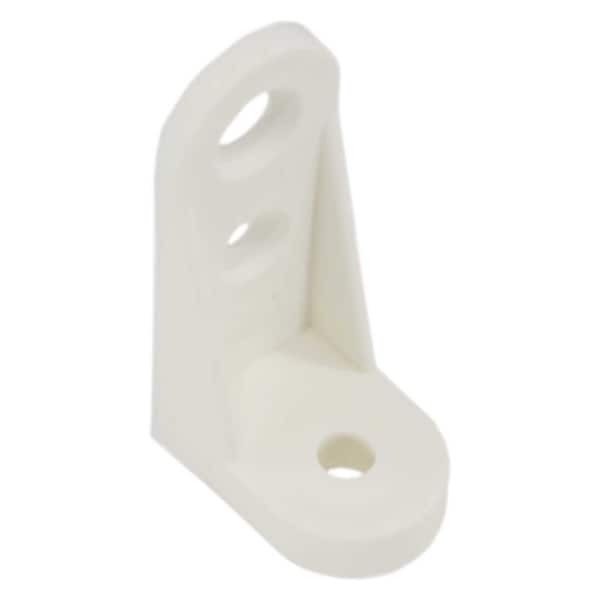 Midwest Fastener 90 Degree x 1-13/16 White Plastic Angle Braces 8PK - 39447