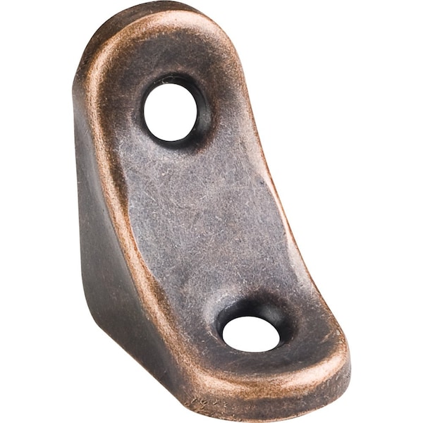 Hardware Resources 1-3/8"x1-3/8"x3/4" Antique Copper Church Pew Bracket - 1965AC