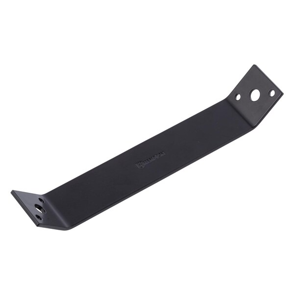Hampton Hampton 9.3 in. H X 1.5 in. W X 1/8 in. D Black Steel Inside Strap Brace - 02-3411-650