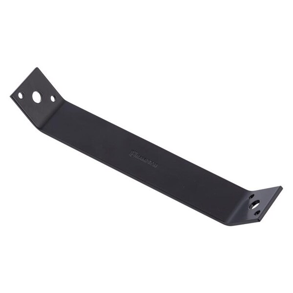 Hampton Hampton 9.3 in. H X 1.5 in. W X 1/8 in. D Black Steel Inside Strap Brace - 02-3411-650