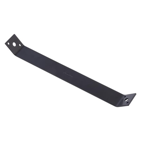 Hampton Hampton 13.3 in. H X 1.5 in. W X 1/8 in. D Black Steel Inside Strap Brace - 02-3411-657