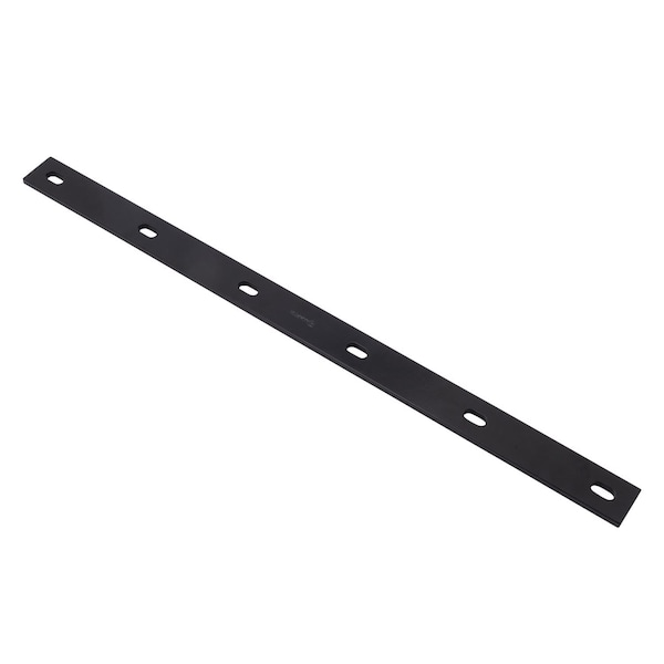 Hampton Hampton 1/4 in. H X 1.50 in. W X 24 in. L Black Steel Mending Plate - 02-3411-567