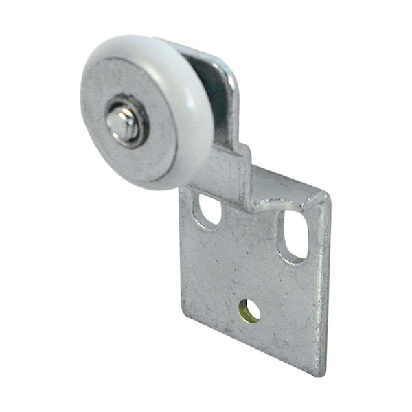 Prime-Line Prime-Line 3/4 in. D X 1/4 in. L Mill Plastic/Steel Door Roller Bracket 2 pk - 16202-B