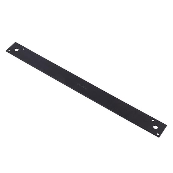 Hampton Hampton 17 in. H X 1.5 in. W X 1/8 in. D Black Steel Strap Brace - 02-3411-632