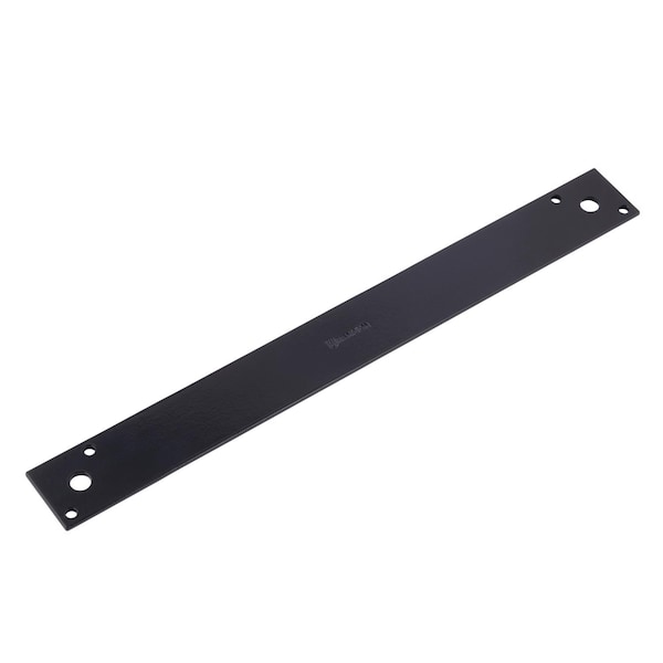 Hampton Hampton 14 in. H X 1.5 in. W X 1/8 in. D Black Steel Strap Brace - 02-3411-626