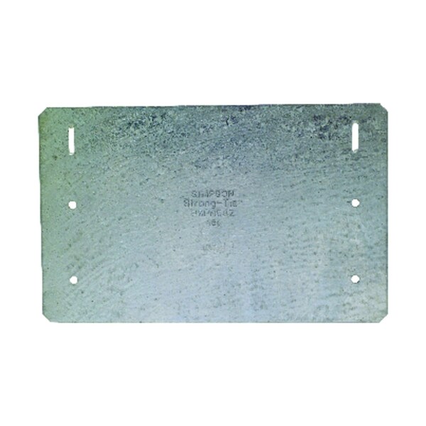 Simpson Strong-Tie ZMax 8 in. H X 5 in. W 16 Ga. Galvanized Steel Nail Plate Zmax - PSPN58Z