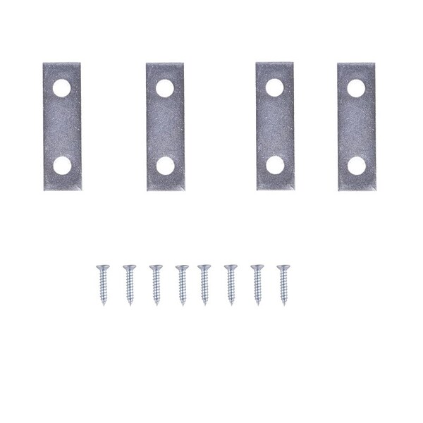 Prosource Mending Plate, 2 in L, 5/8 in W, Steel, Screw Mounting - MP-Z02-C4PS