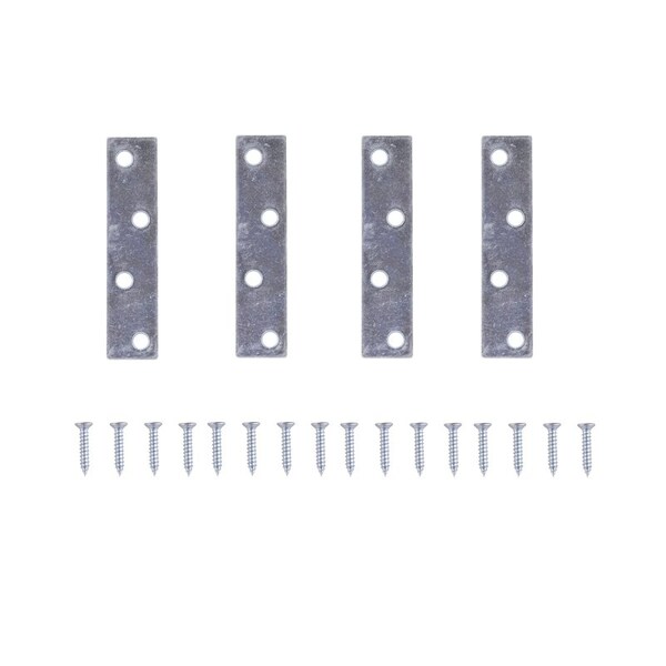 Prosource Mending Plate, 3 in L, 3/4 in W, Steel, Screw Mounting - MP-Z03-C4PS