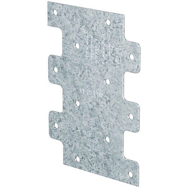 Simpson Strong-Tie LTP Lateral Tie Plate, 3 in W, 4-1/4 in H, Steel, ZMAX - LTP4Z