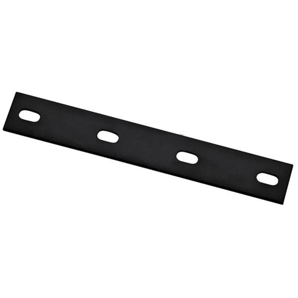 Homecare Products 1.5 x 10 in. Steel Mending Plate, Black, 10PK - HO2738998