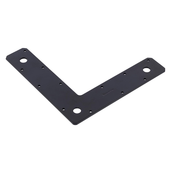 Hampton Hampton 1/8 in. H X 9 in. W X 2 in. D Black Steel Corner Plate - 02-3411-401