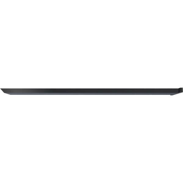 Ekena Millwork 2 1/2"W x 20"D Countertop Island Steel Heavy Duty Bracket w/ Flange, Powder Coated Black - BKTM02X20IBPBL