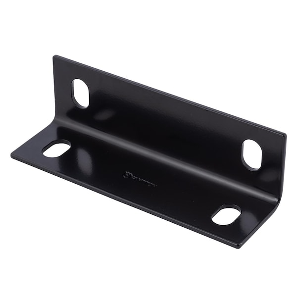 Hampton Hampton 7 in. H X 2.10 in. W X 1/8 in. D Black Steel Inside/Outside Corner Brace - 02-3405-419