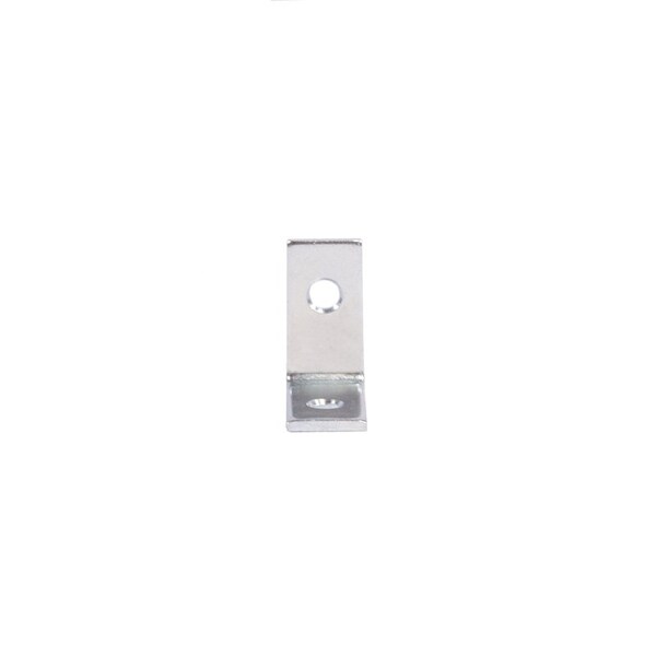 Prosource Corner Brace, 1 in L, 1 in W, 1/2 in H, Steel, Zinc-Plated, 1.8 mm Thick Material - CB-B01-C4PS