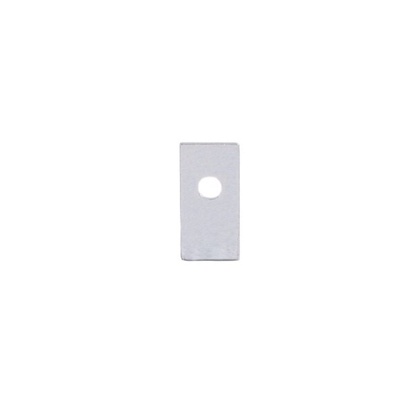 Prosource Corner Brace, 1 in L, 1 in W, 1/2 in H, Steel, Zinc-Plated, 1.8 mm Thick Material - CB-B01-C4PS