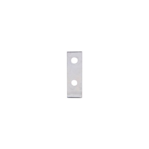 Prosource Corner Brace, 1-1/2 in L, 1-1/2 in W, 1/2 in H, Steel, Zinc-Plated, 1.8 mm Thick Material - CB-B015-C4PS