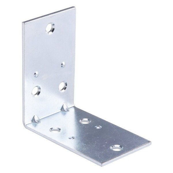 Prosource Corner Brace, 2-1/2 in L, 2-1/2 in W, 2-1/2 in H, Steel, Zinc-Plated, 2 mm Thick Material - BH-6033L