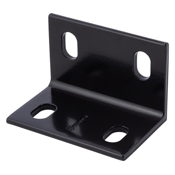 Hampton Hampton 4.62 in. H X 3 in. W X 1/4 in. D Black Steel Inside/Outside Brace - 02-3405-428
