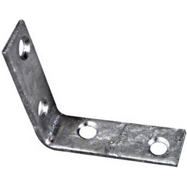 Eat-In N208-744 2 x 0.63 in. Galvanized Corner Brace, 4PK - EA577829